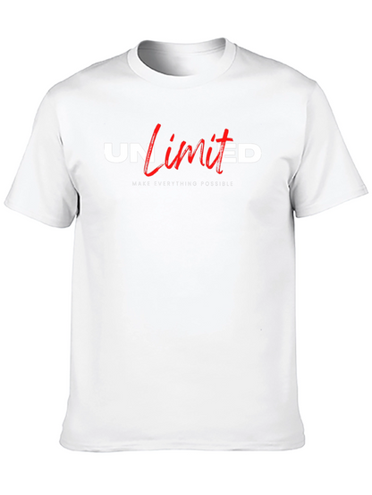 UNlimited Graphic Print Black T-Shirt