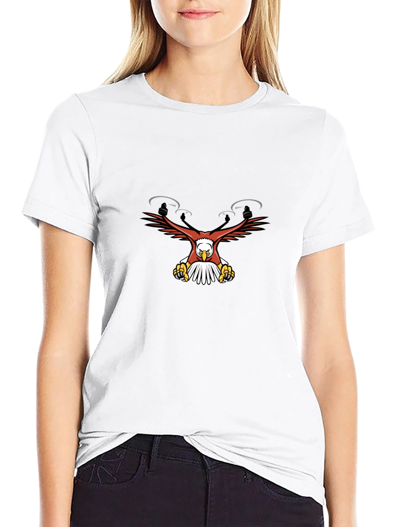 Drone Eagle Graphic T-Shirt