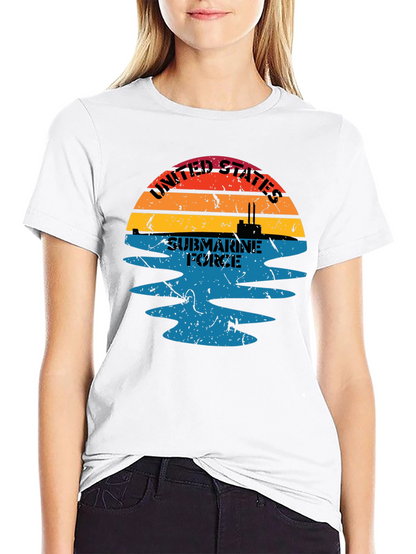 United States Submarine Force Black T-Shirt