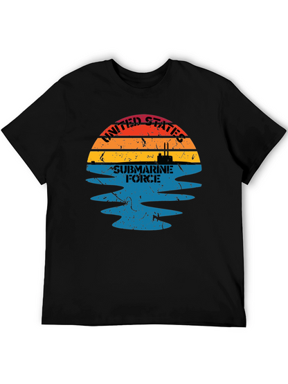 United States Submarine Force Black T-Shirt
