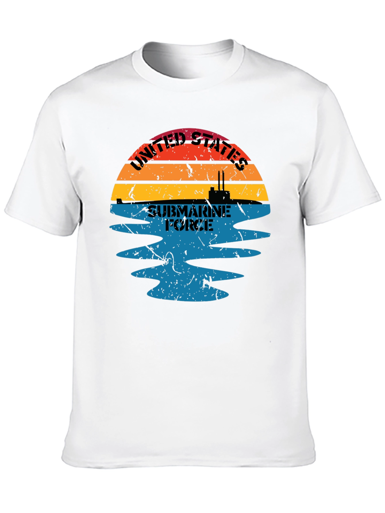 United States Submarine Force Black T-Shirt
