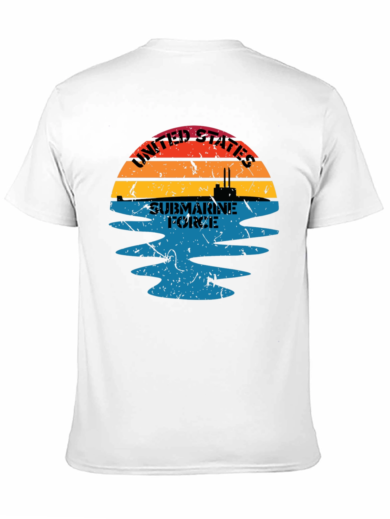 United States Submarine Force Black T-Shirt