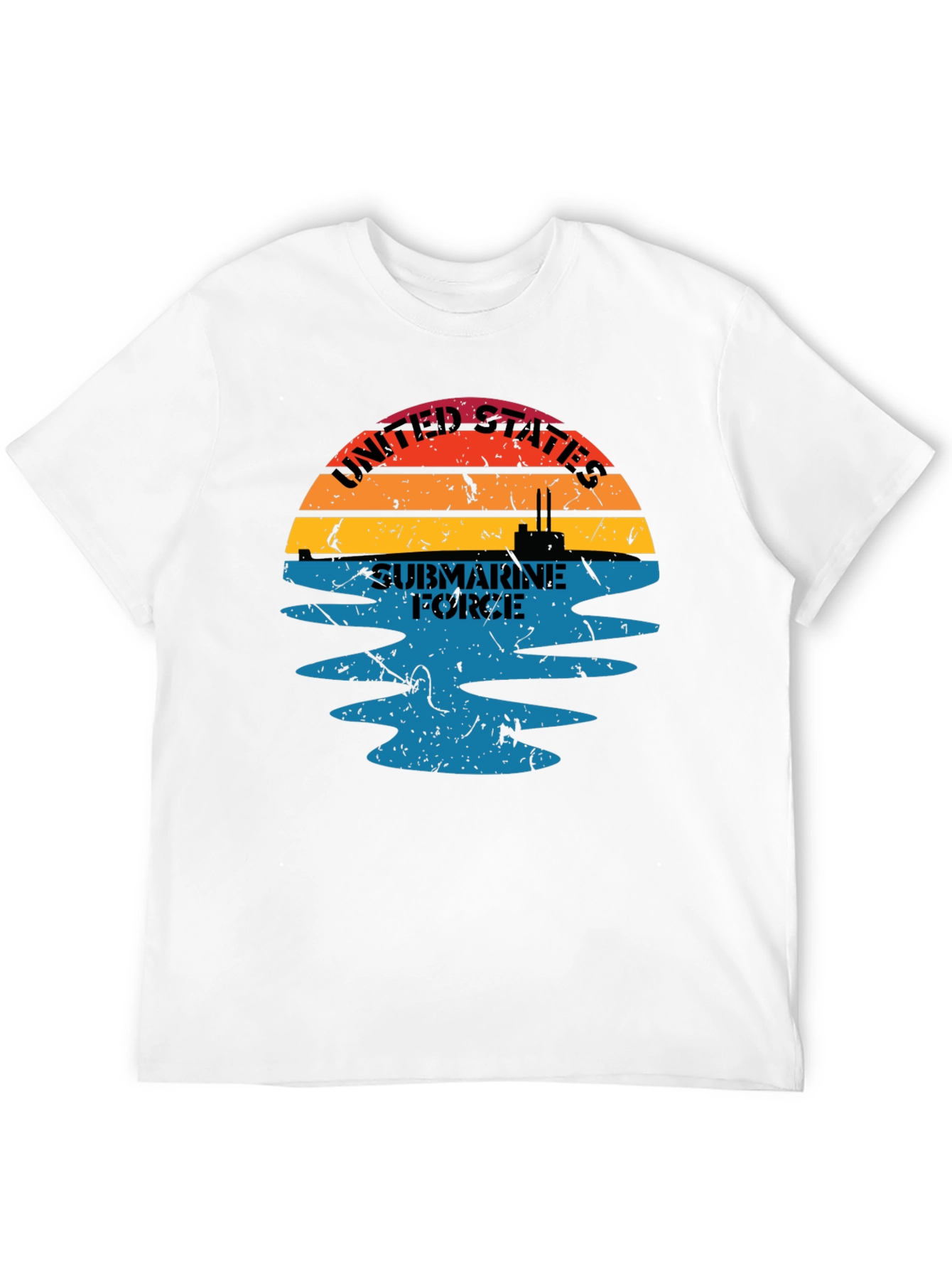 United States Submarine Force Black T-Shirt