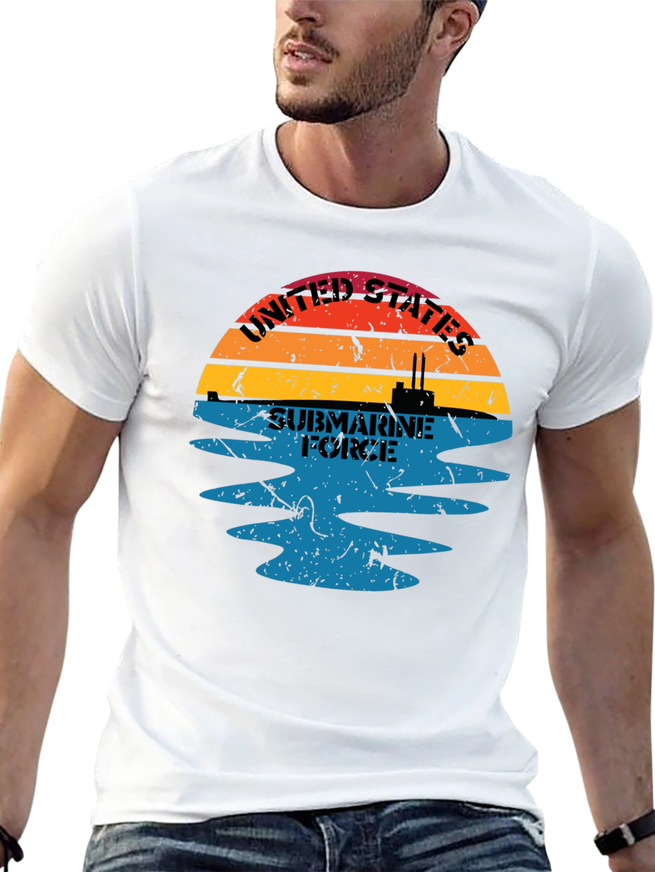 United States Submarine Force Black T-Shirt