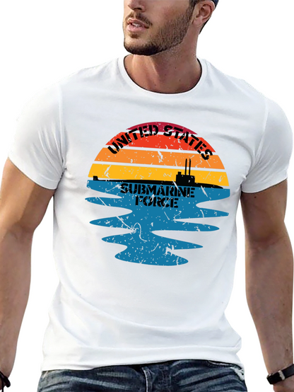 United States Submarine Force Black T-Shirt
