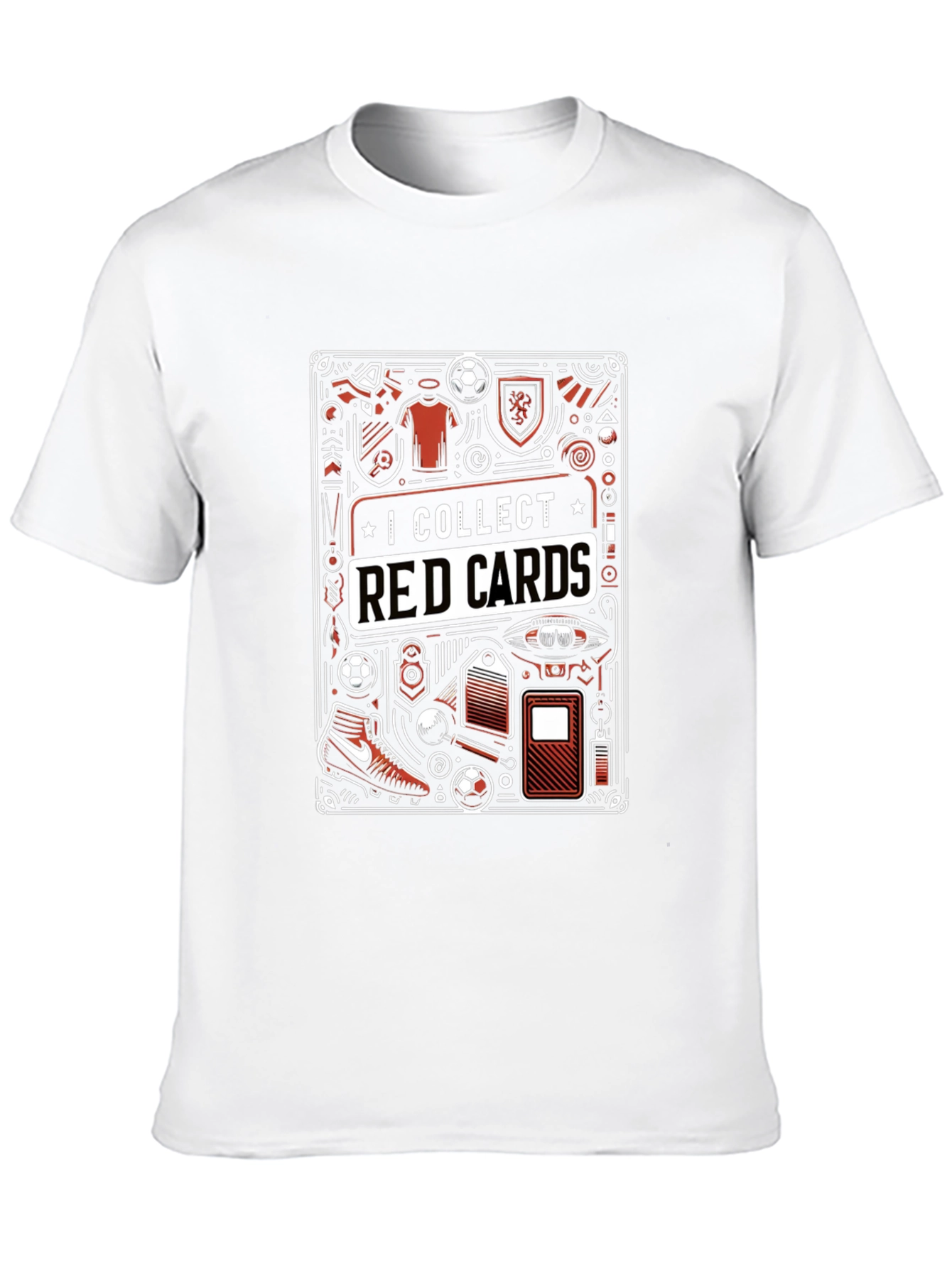 I Collect Red Cards Graphic T-Shirt
