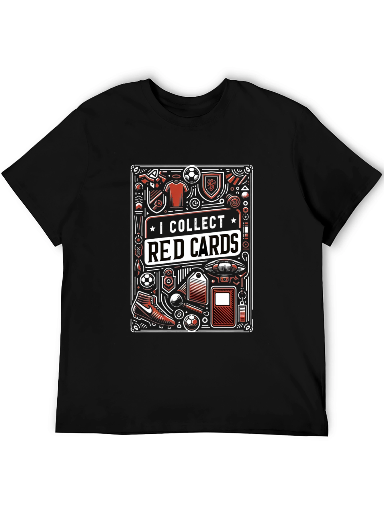 I Collect Red Cards Graphic T-Shirt