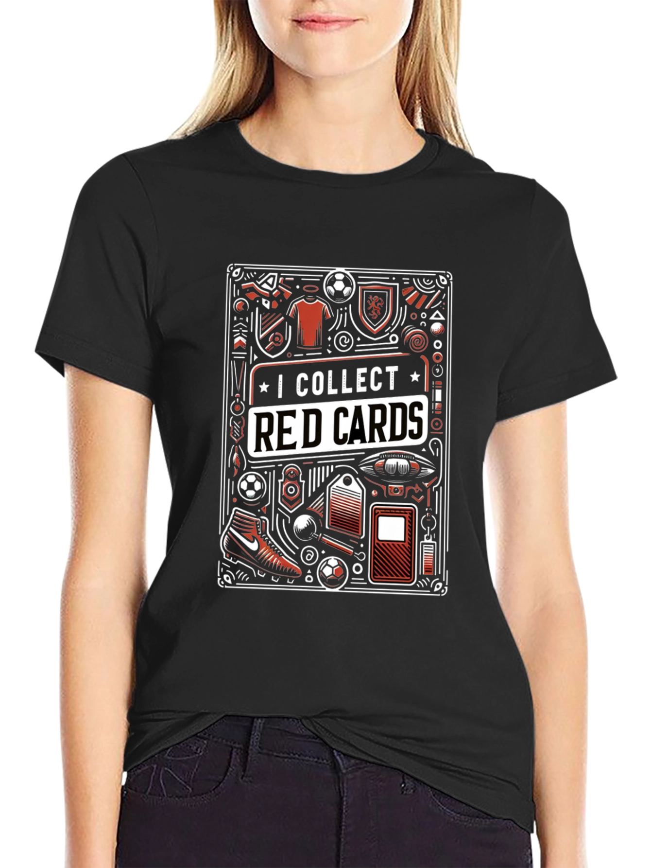 I Collect Red Cards Graphic T-Shirt