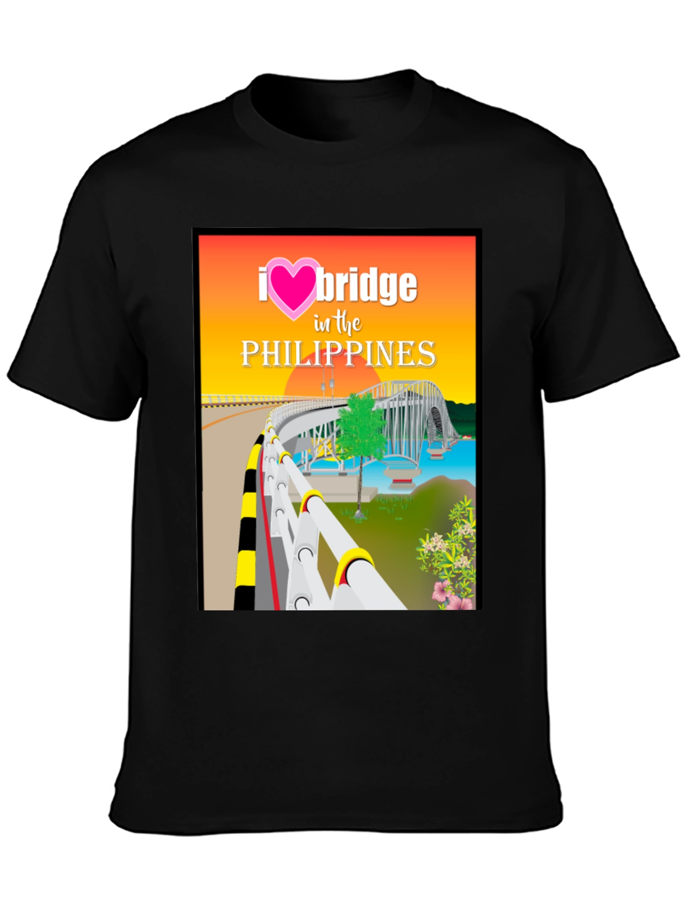 I Love Bridge in the Philippines Graphic Tee