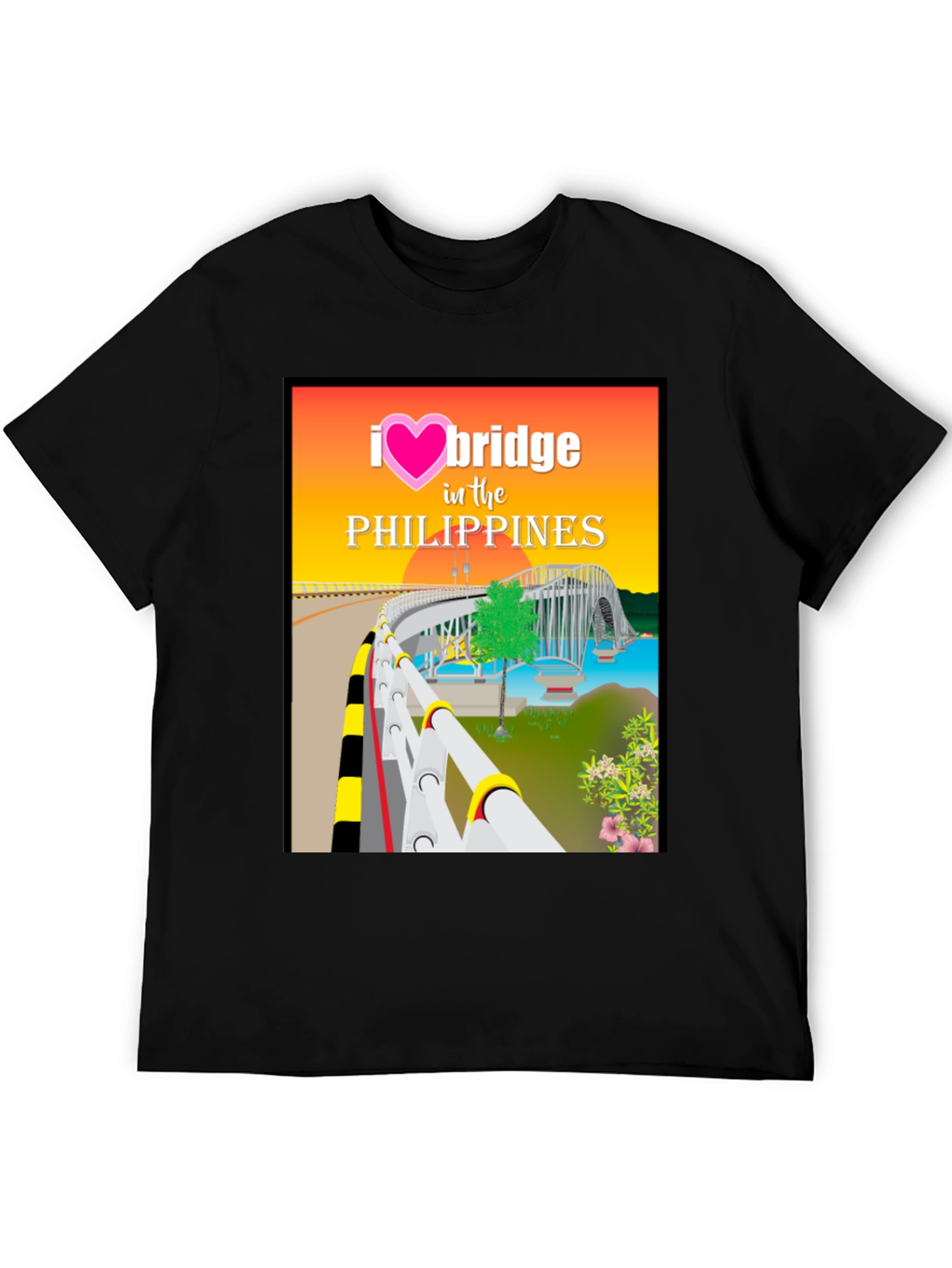 I Love Bridge in the Philippines Graphic Tee