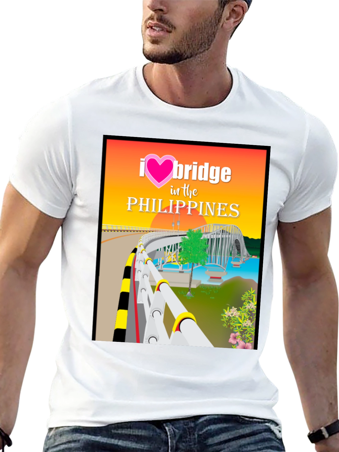 I Love Bridge in the Philippines Graphic Tee