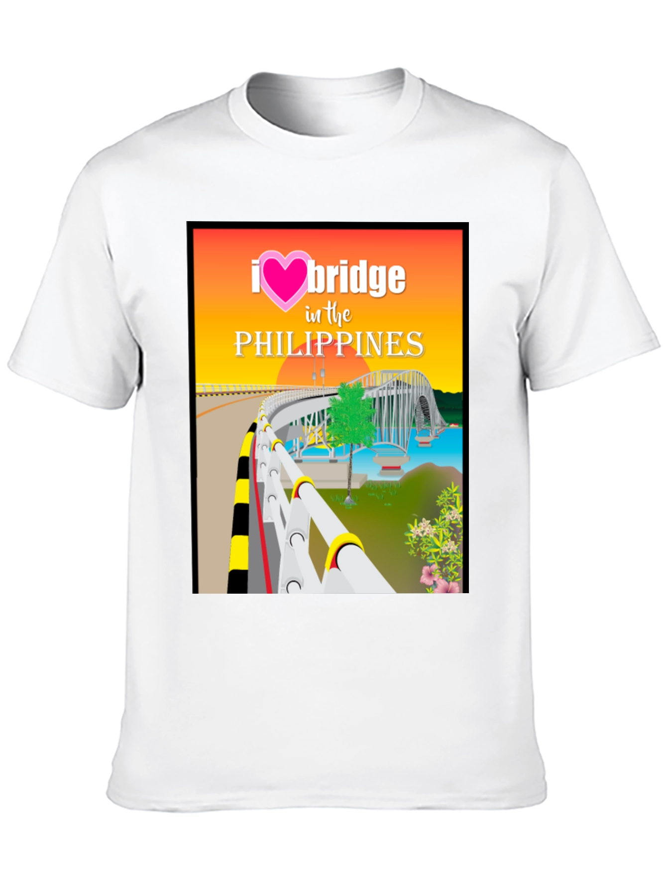 I Love Bridge in the Philippines Graphic Tee