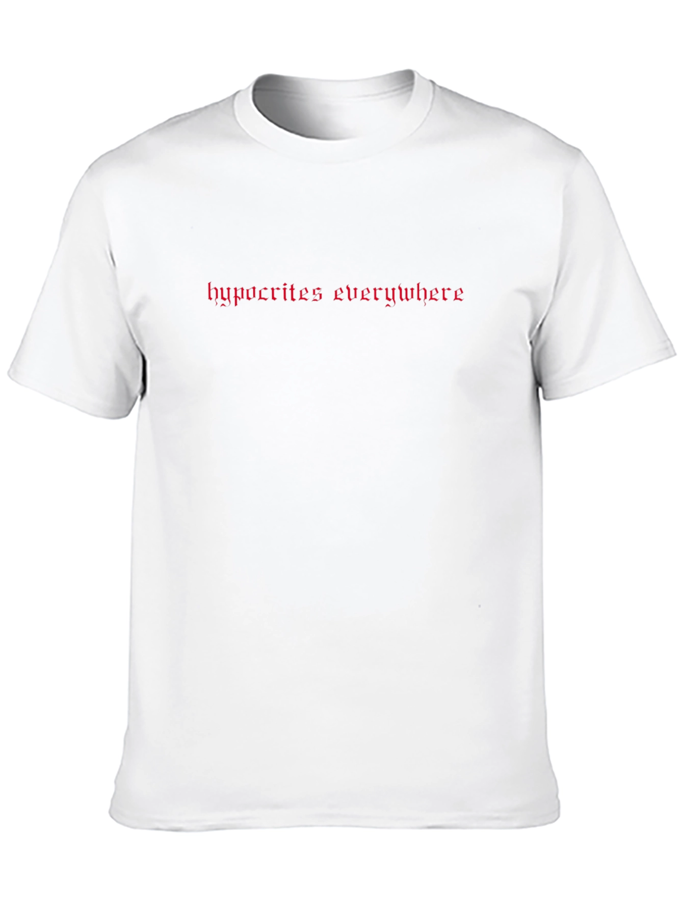 Hypocrites Everywhere Black Graphic Tee