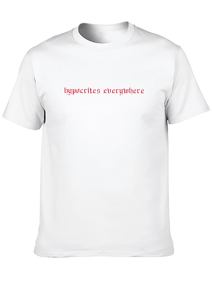 Hypocrites Everywhere Black Graphic Tee