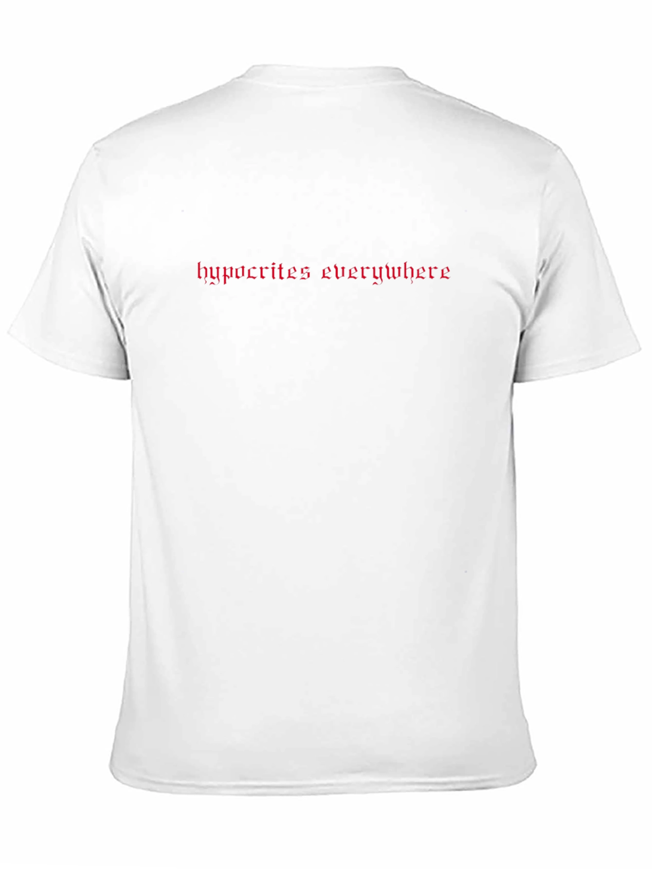 Hypocrites Everywhere Black Graphic Tee