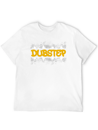 Dubstep Graphic Tee - Black Cotton T-Shirt