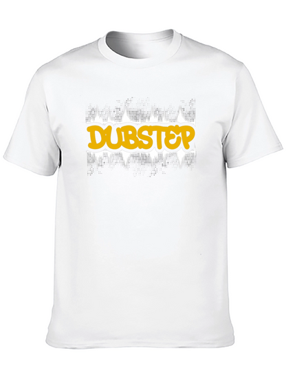 Dubstep Graphic Tee - Black Cotton T-Shirt