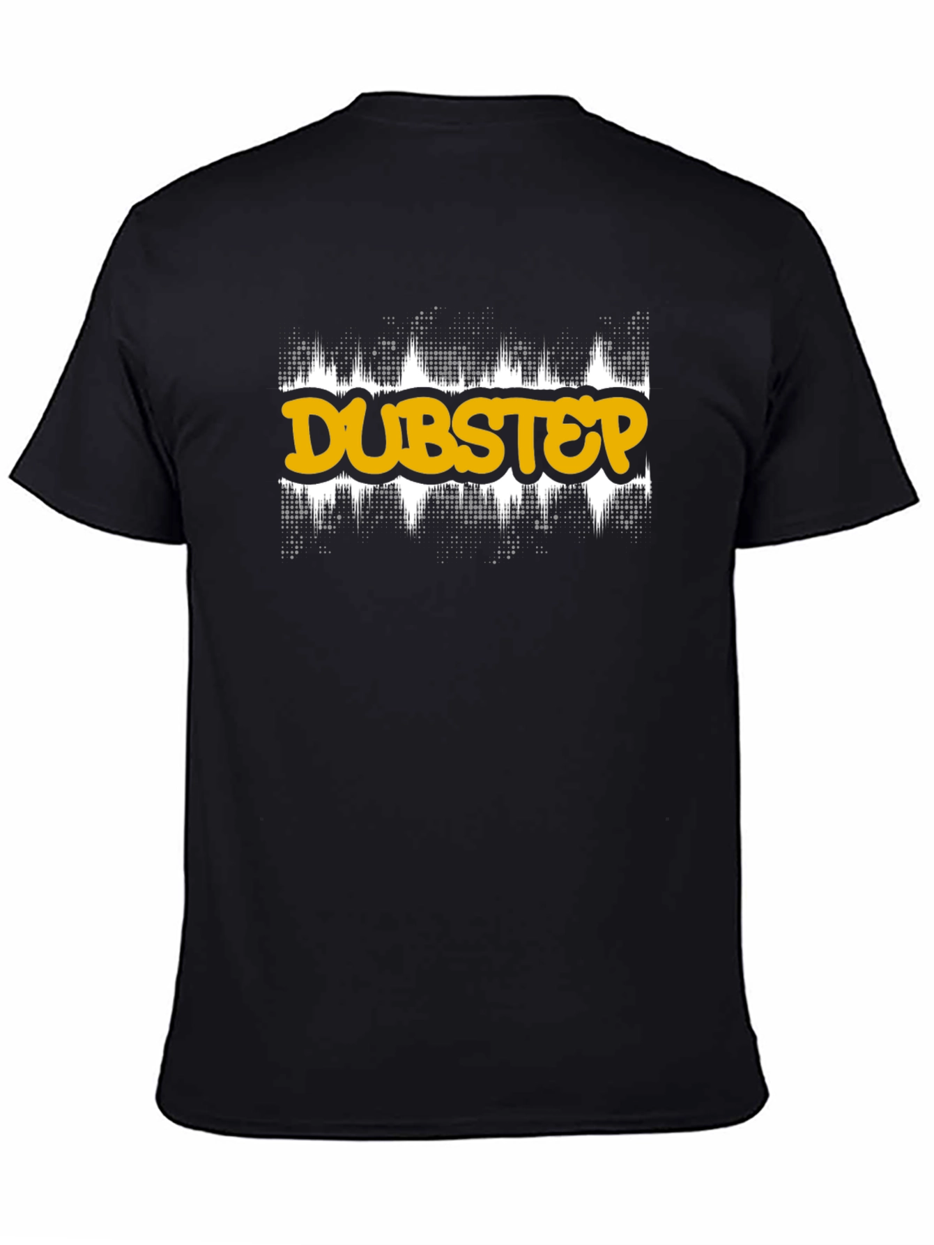 Dubstep Graphic Tee - Black Cotton T-Shirt