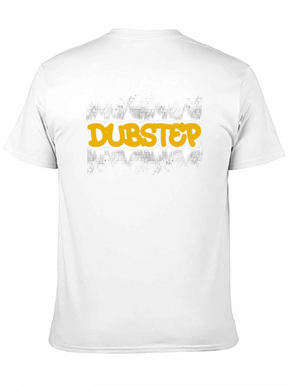 Dubstep Graphic Tee - Black Cotton T-Shirt