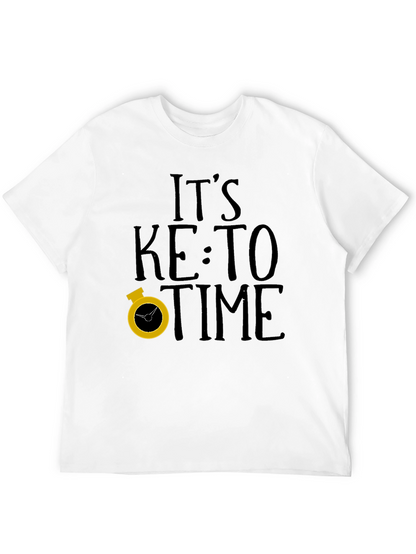 Its Keto Time Black T-Shirt