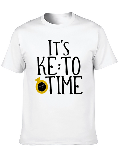 Its Keto Time Black T-Shirt