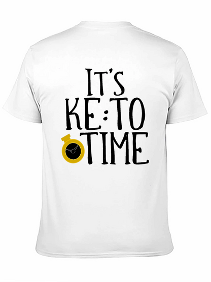 Its Keto Time Black T-Shirt