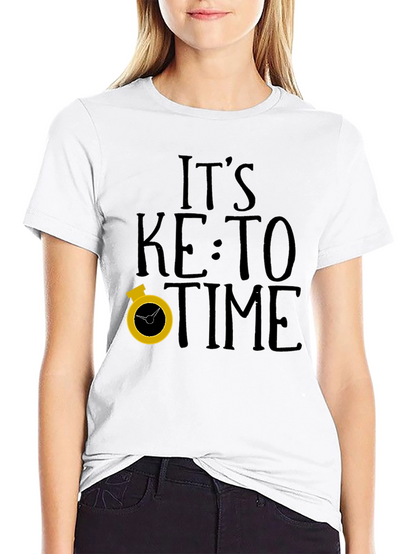 Its Keto Time Black T-Shirt