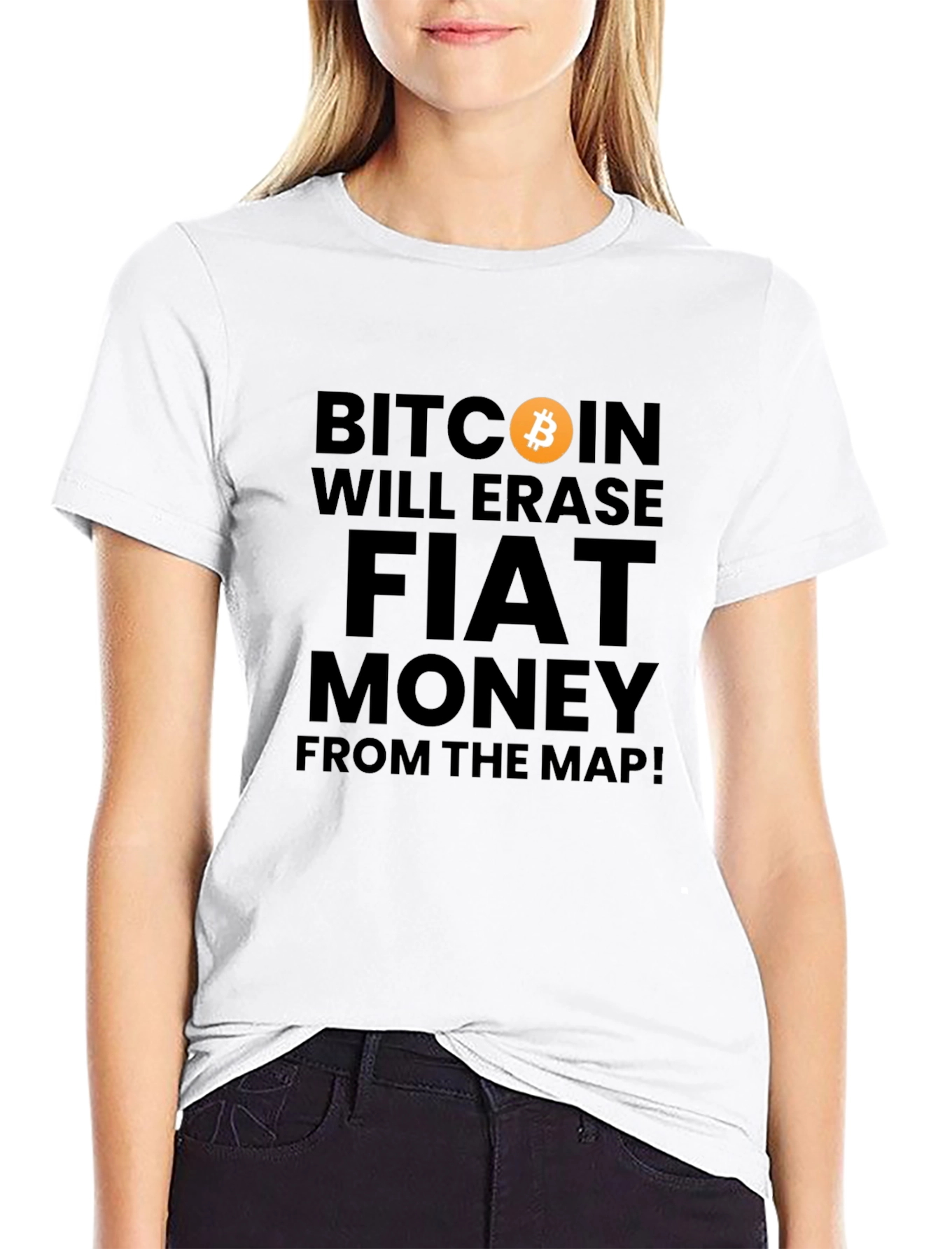 Bitcoin Will Erase Fiat Money T-Shirt