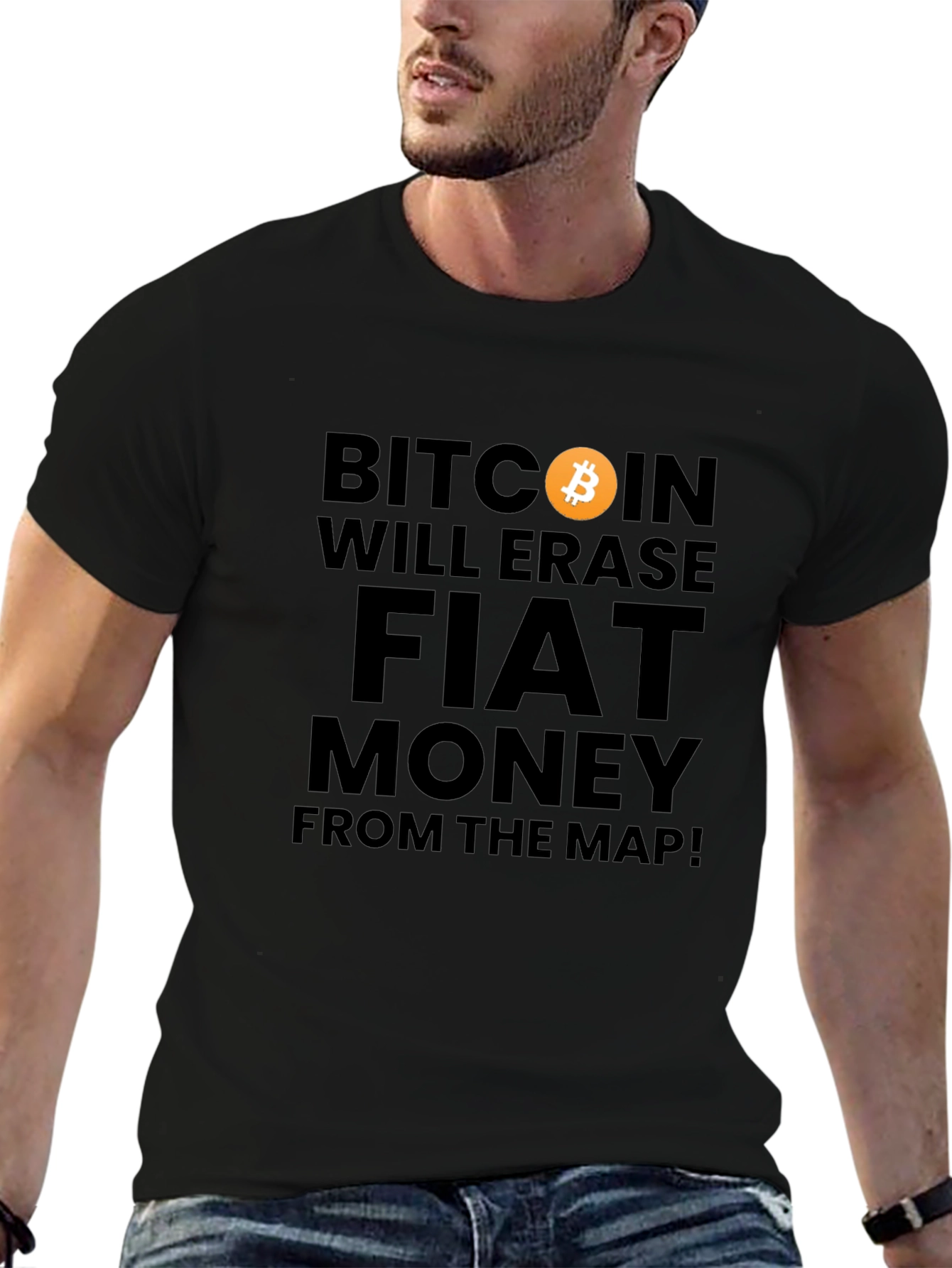 Bitcoin Will Erase Fiat Money T-Shirt