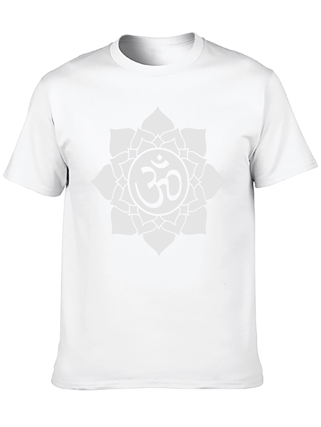 Om Symbol Lotus T-Shirt - Yoga & Meditation