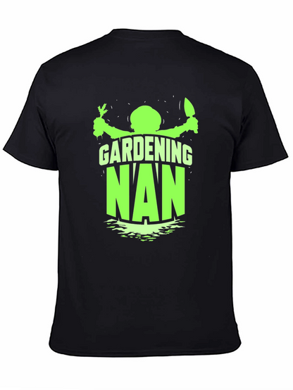 Gardening Nan Black T-Shirt