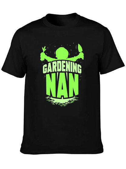 Gardening Nan Black T-Shirt