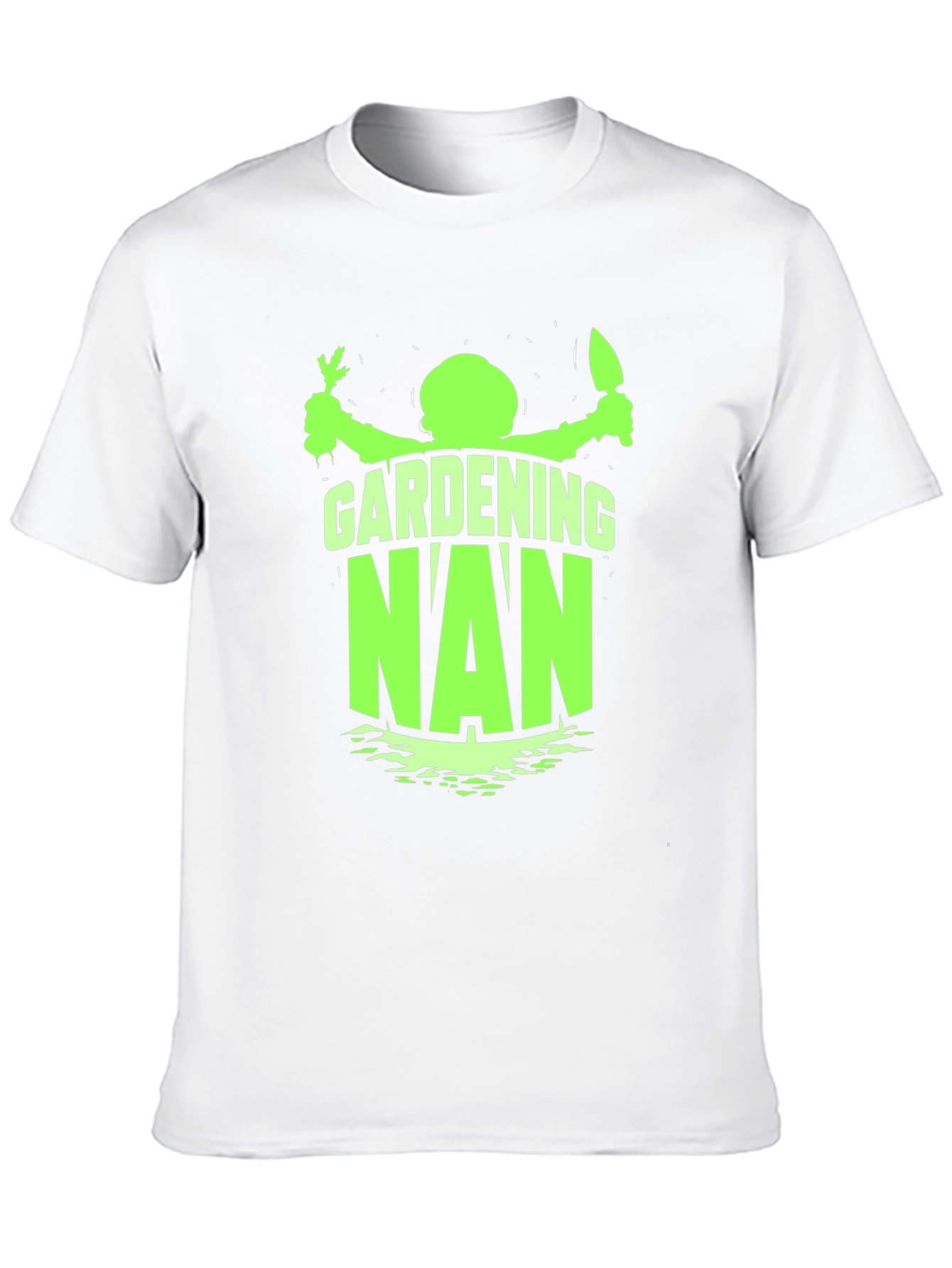 Gardening Nan Black T-Shirt
