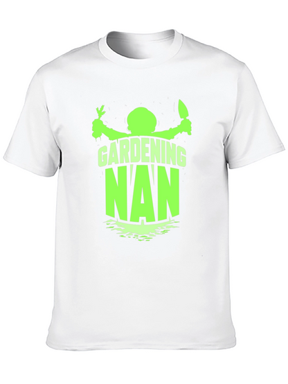 Gardening Nan Black T-Shirt