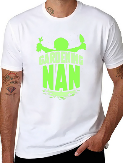 Gardening Nan Black T-Shirt