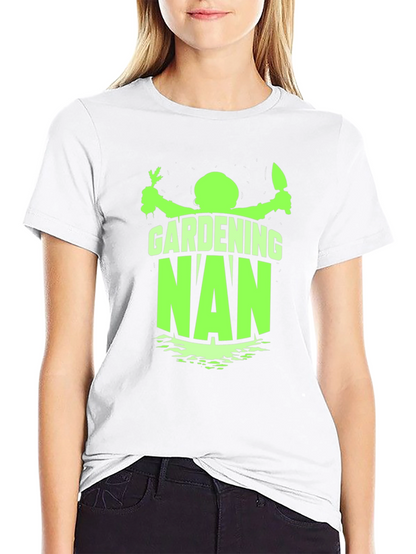 Gardening Nan Black T-Shirt