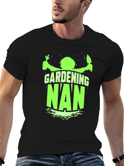 Gardening Nan Black T-Shirt