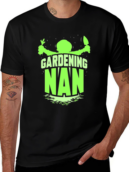 Gardening Nan Black T-Shirt