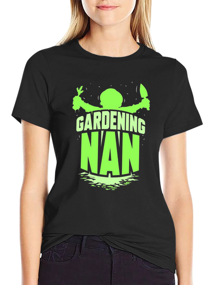 Gardening Nan Black T-Shirt