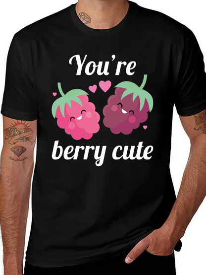 Youre Berry Cute Graphic Tee - Valentines Day Shirt