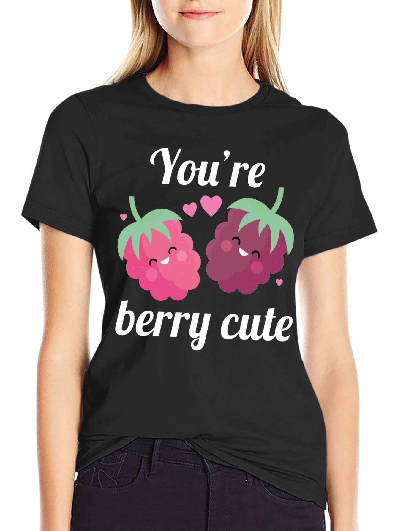 Youre Berry Cute Graphic Tee - Valentines Day Shirt