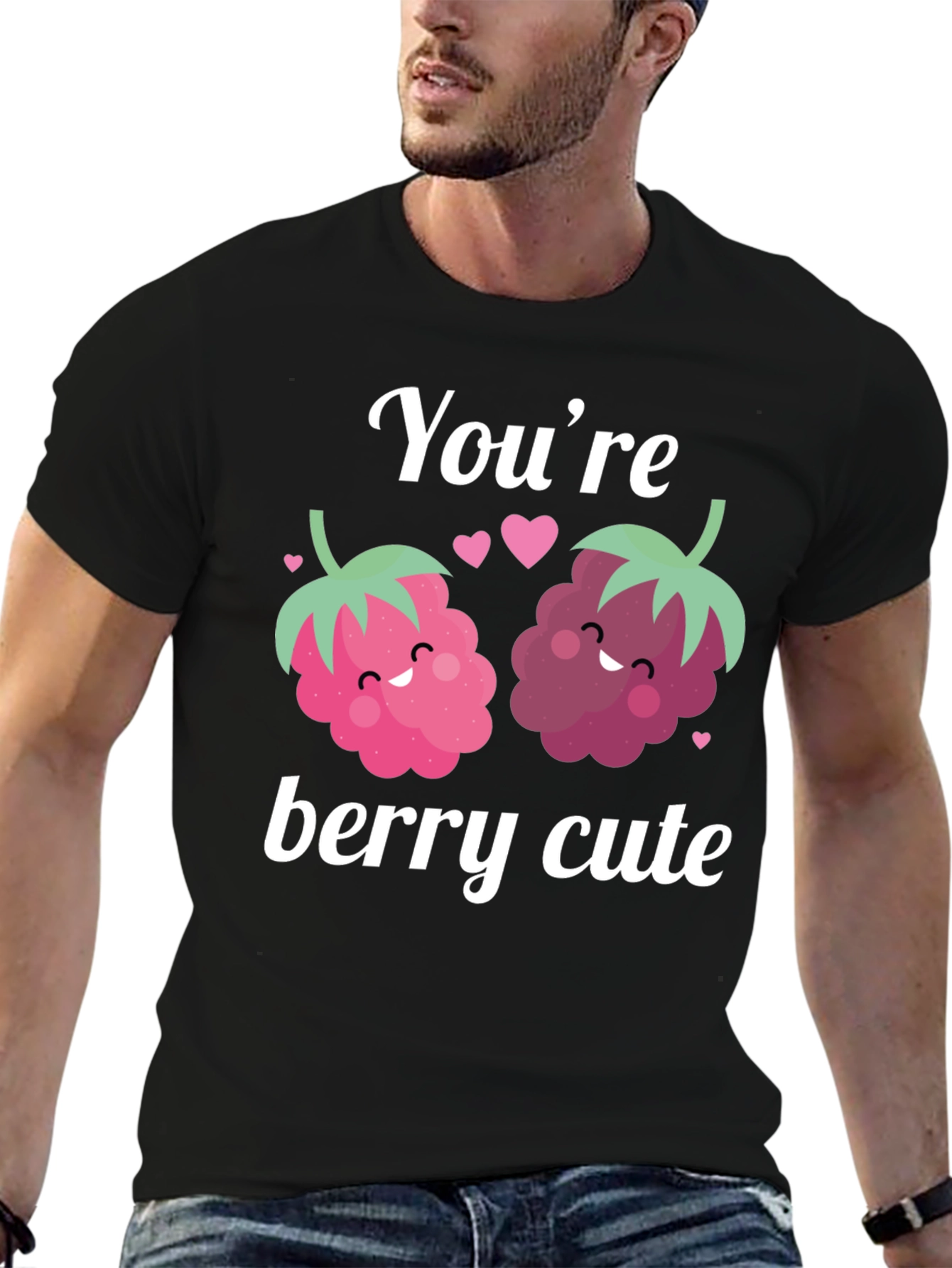 Youre Berry Cute Graphic Tee - Valentines Day Shirt