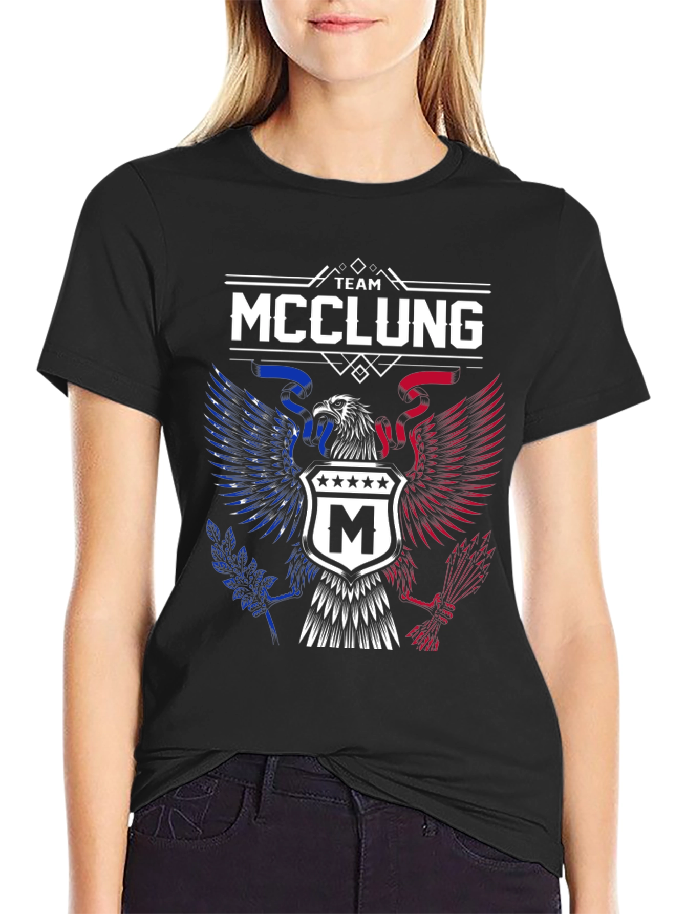 Team McClung Patriotic Eagle T-Shirt