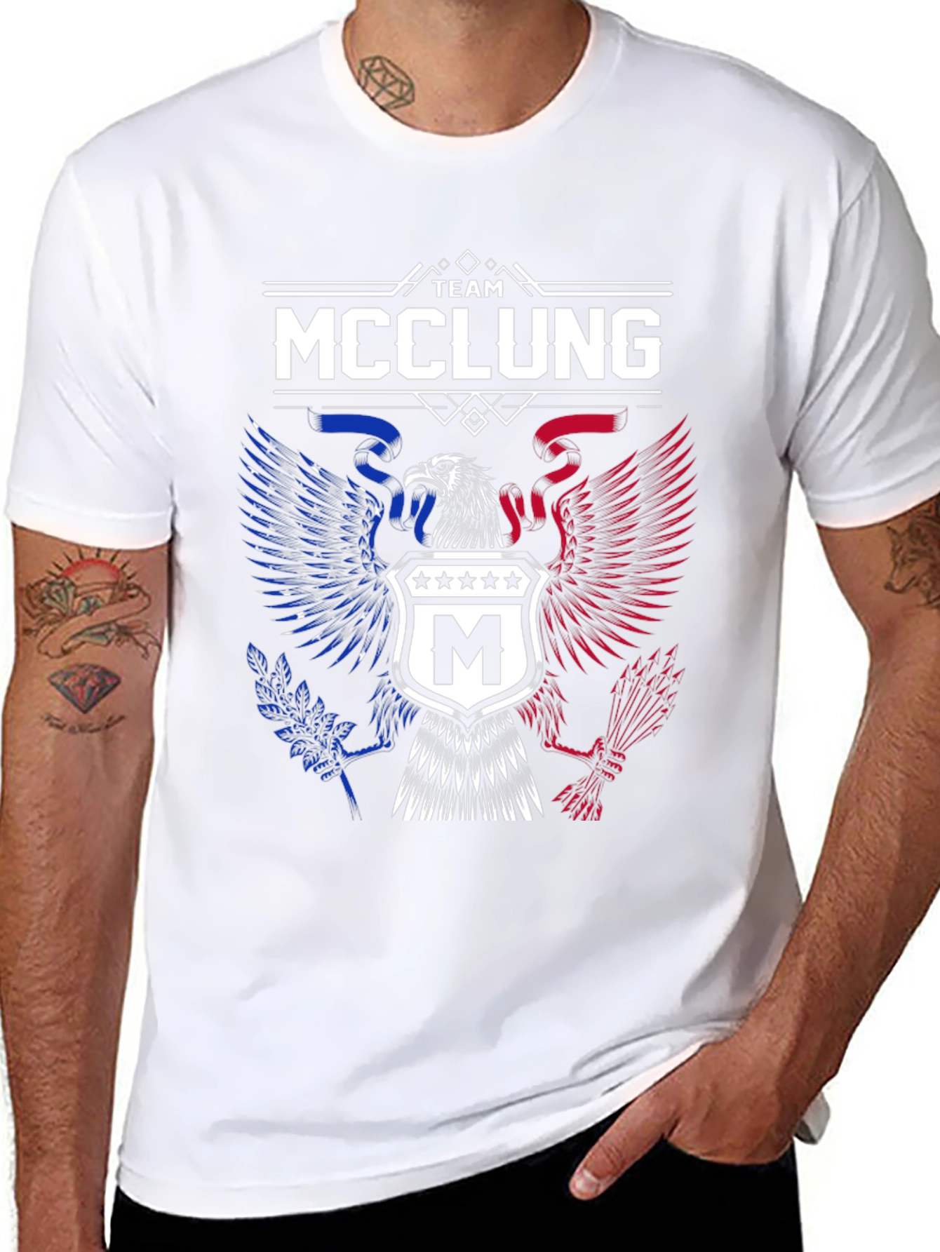 Team McClung Patriotic Eagle T-Shirt