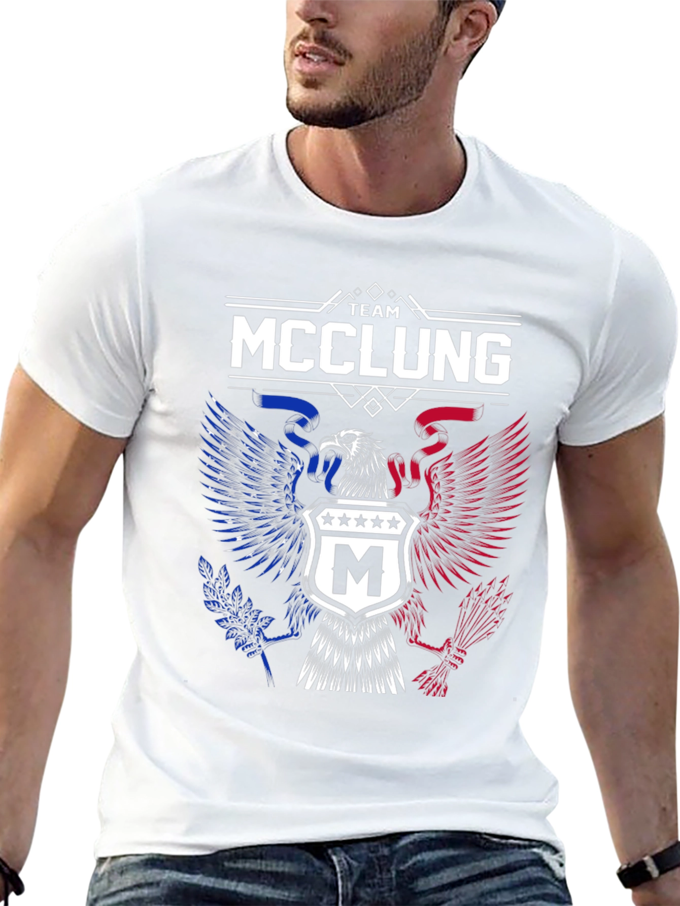 Team McClung Patriotic Eagle T-Shirt