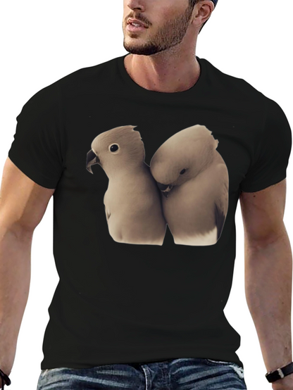Loving Birds T-Shirt Soft Cotton Tee