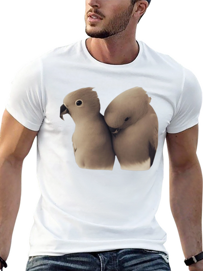 Loving Birds T-Shirt Soft Cotton Tee
