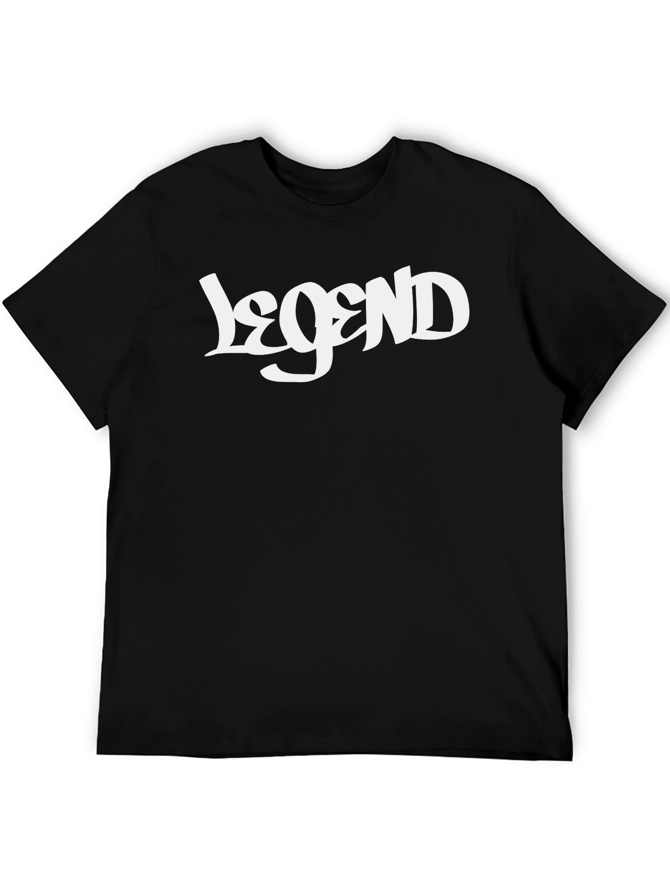 Legend Black T-Shirt - Bold Graphic Tee