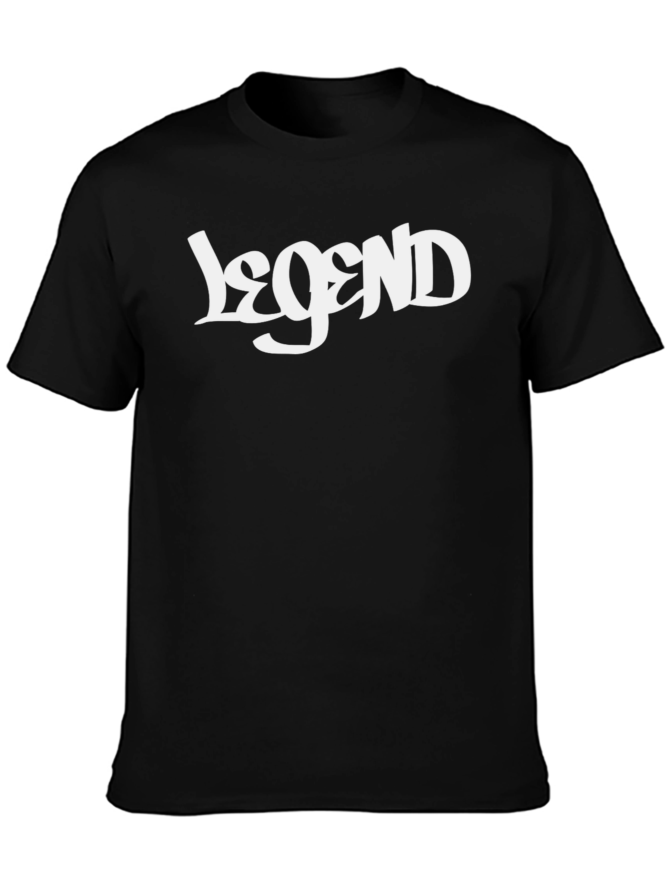 Legend Black T-Shirt - Bold Graphic Tee