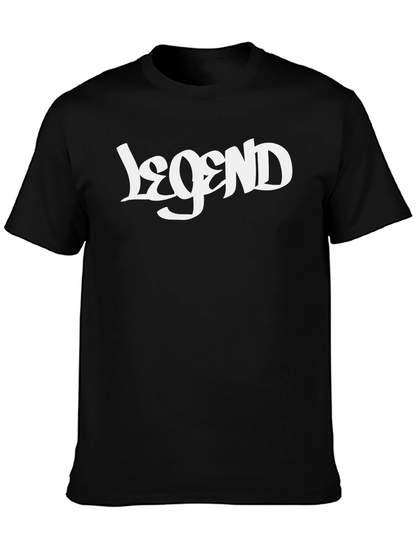 Legend Black T-Shirt - Bold Graphic Tee